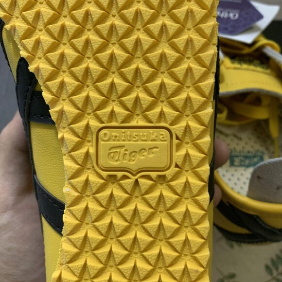 Onitsuka Tiger By Asics Mexico 66 Yellow Black Sneakers - Picture 6 of 6